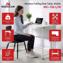 Folding desk, mobile MC-126 L/W