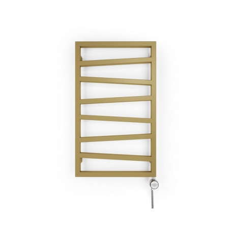 TOWEL HEATER EL. ZIGZAG+MOA ANODIC GOLD