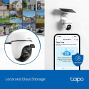 TP-LINK TC90 KIT | Solar-Powered Pan/Tilt Security Camera Kit | 3 MP | 4mm/F1.6 | MicroSD Card Up to