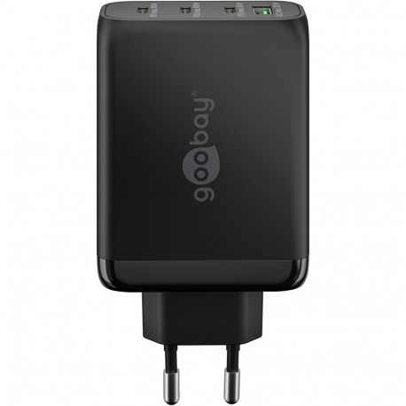 Goobay USB-C PD GaN mitme pordiga kiirlaadija 100W, must