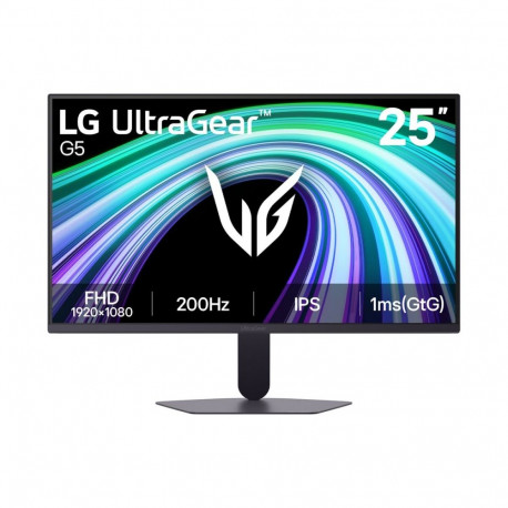 LG UltraGear 25G523B-B 25", IPS, FHD, 16:9, 200Hz, 1ms, 1920 x 1080 pikslit, 300cd/m², HDMI-portide 