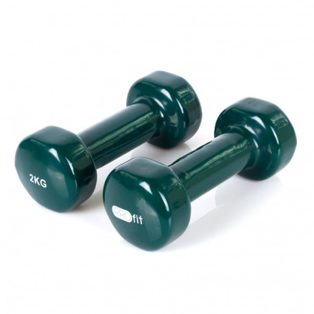 Profit vinüülhantlid DK 4102 2x2kg, rohelised