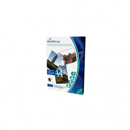MediaRange MRINK108 photo paper A4 White High-gloss