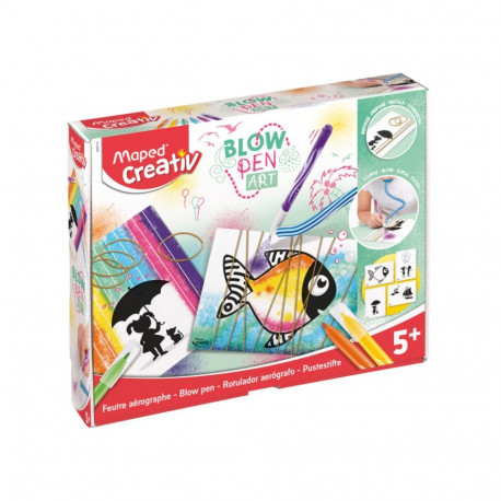 Puhutav Viltpliiatsi kompl. Creativ Blow Pen String, Maped