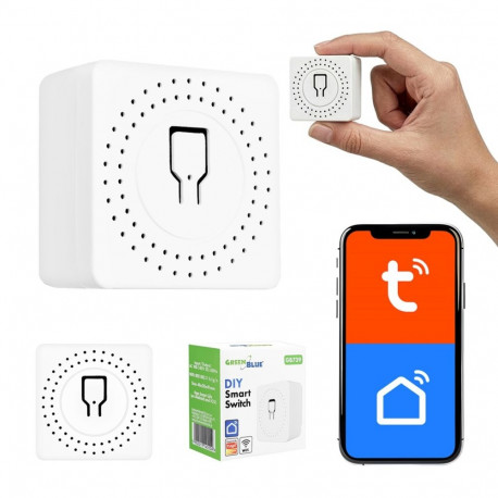 Smart Relay - GreenBlue Flush-Mount WiFi Relay, 100–240 V AC, 16 A