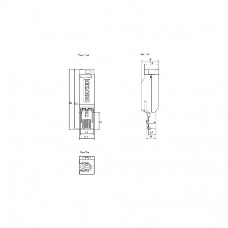 "Siemens 6GK19011BB102AA0 Ind.Ethernet FC RJ45 Plug 180 RJ45 Steckverbinder"