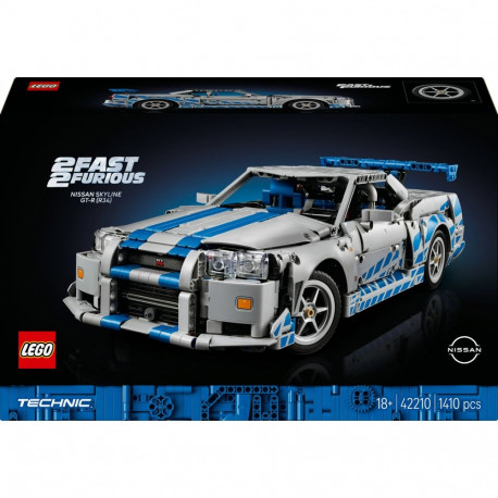 LEGO Technic võidusõiduauto 2 Fast 2 Furious Nissan Skyline GT-R (R34) 42210