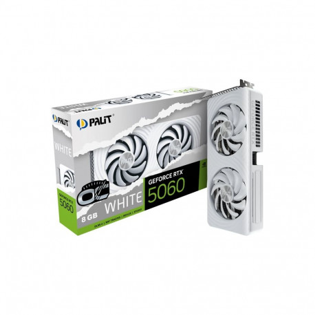 PALIT videokaart RTX 5060 OC 8GB GDDR7 128bit 3-DP HDMI, valge