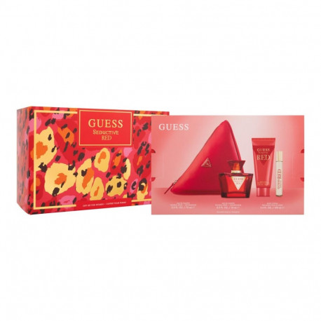 GUESS Seductive Red Eau de Toilette (75ml) (EDT 75 ml + Body Lotion 100 ml + EDT 15 ml + Cosmetic Ba