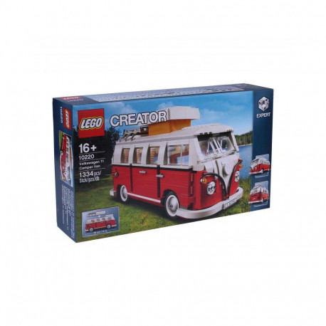 Constructor - LEGO Volkswagen T1 Campingbus 10220 Red