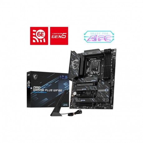 Motherboard - MSI Z890 Gaming Plus Wi‑Fi 6E ATX, Black