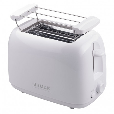 Brock BT 1008 WH Toaster 650-750W, White