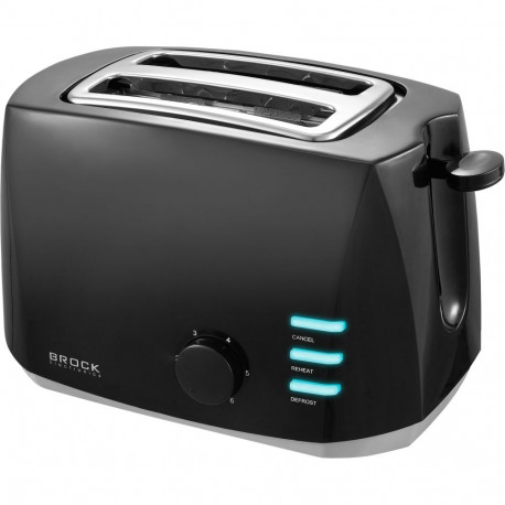 Brock BT 1005 BK Toaster 800W, Black