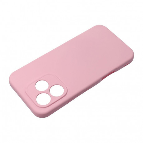 Case for Honor 600 LITE Silicone powder pink