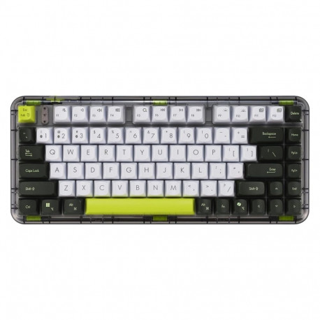 ASUS juhtmevaba klaviatuur KD201 Jelly75 Volt, roheline