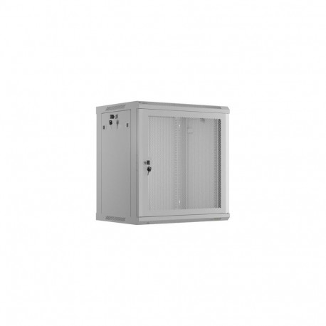 Räkk-kapp 19 12U 600x450 perforeeritud uks, hall