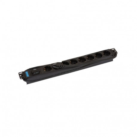 Triton liigpingekaitse RAB-PD-X08-A1 8 vahelduvvoolupesa 230V 2m, must