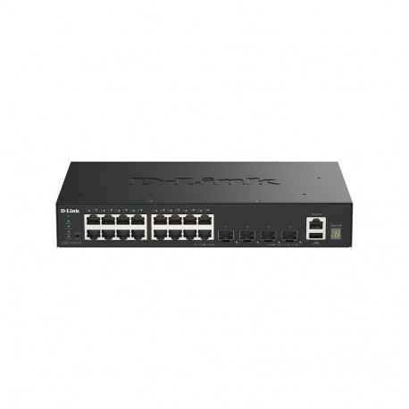 D-Link võrgulüliti 20-pordiline Gigabit virnastatav nutikas hallatav 4 × 10G SFP+ pordiga