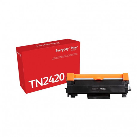 Everyday™ must tooner Xeroxilt, ühildub Brother TN2420-ga, suure mahutavusega