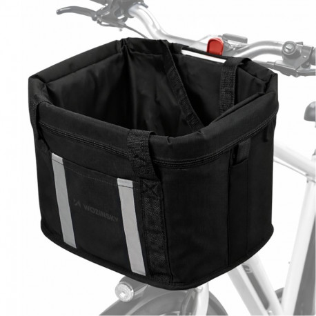 Wozinsky Wozinsky fabric bicycle basket large - black