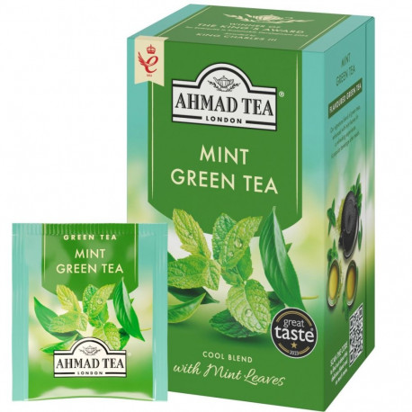 Green tea AHMAD coin 20 pcs in an envelope