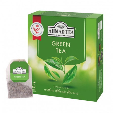 Green tea AHMAD Classic 100 pcs in a box without an envelope
