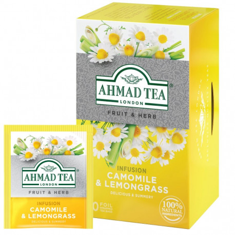 Herbal tea AHMAD chamomile/lemongrass 20 pcs in an envelope