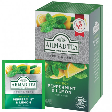 Herbal tea AHMAD mint/lemon 20 pcs in an envelope
