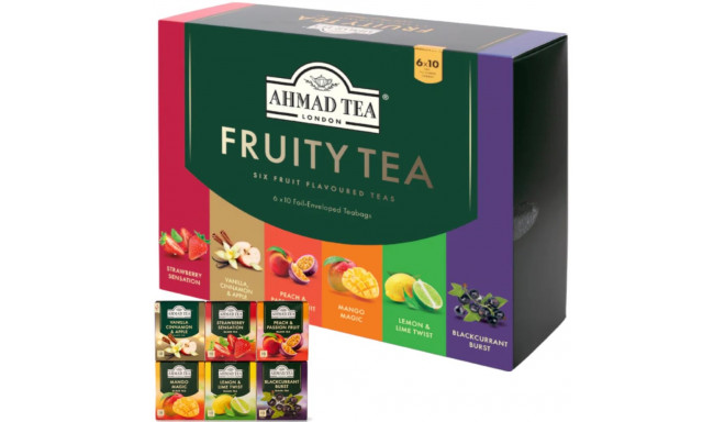 Taimetee AHMAD Fruit Tea Selection 60tk ümbrikus