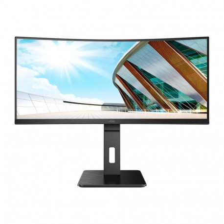 AOC | Curved Monitor | CU34P2A | 34 " | VA | 21:9 | 100 Hz | 1 ms | 3440 × 1440 | 300 cd/m² | Headph