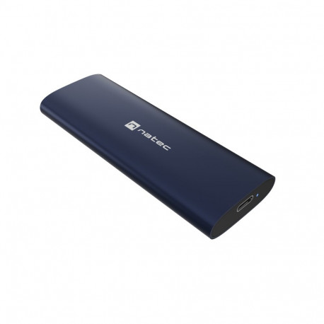 Natec väline SSD-korpus Rhino M.2 NVME Lite USB-C Gen 2, pooljuhtketta liides NVMe, terasne mereväes