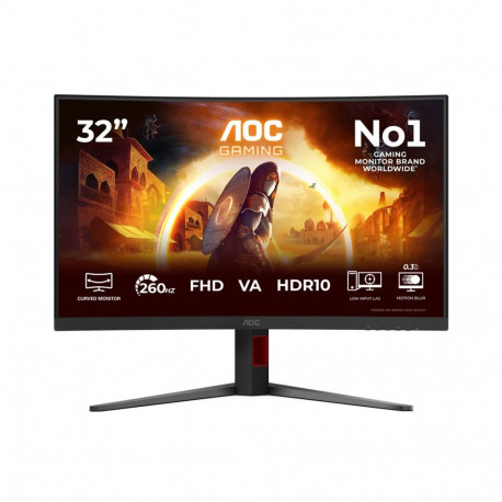 AOC monitor C32G4Z 32" VA FHD 16:9 240 Hz 0.3 ms 1920 x 1080 pikslit 300 cd/m² 1 HDMI-port, must