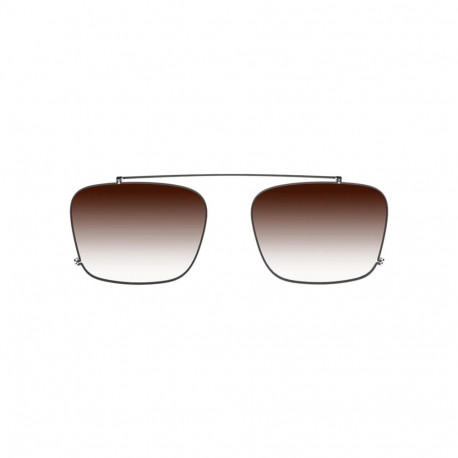 Sunglasses Clip-On - EVEN REALITIES G2B Sun Clip-On With Case, Brown