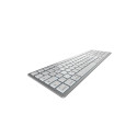 Keyboard - Cherry KW 9100 SLIM Wireless Keyboard DE White