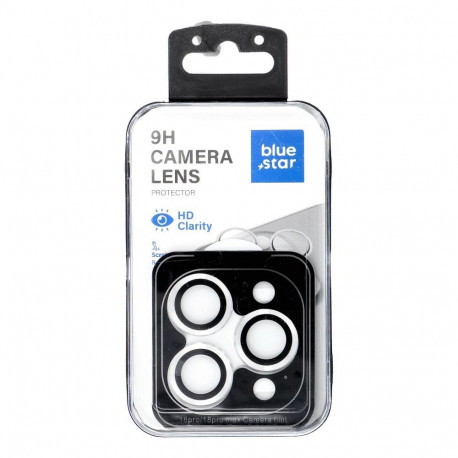 Camera Lens Protector BLUE STAR Easy Install for IPHONE 18 PRO / 18 PRO MAX silver