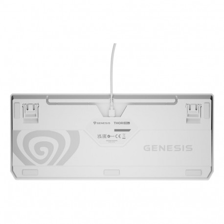 GENESIS Thor 230 TKL klaviatuur mängimine USB + RF juhtmevaba + Bluetooth QWERTY valge