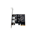 "USB 3.1 PCIE 2x USB-A Logilink"