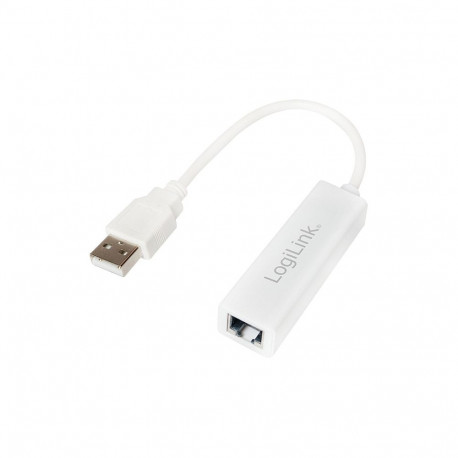 "USB LogiLink USB2.0 -> RJ45 100Mbit weiß"