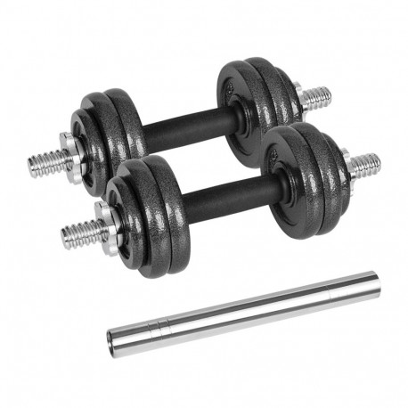 REBEL ACTIVE reguleeritavad hantlid 15kg kohvris koos kangiga
