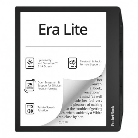 PocketBook Era Lite 710 7" 16GB Wi-Fi E-book Reader - Stone Green PB710-9-WW (7640152098277)