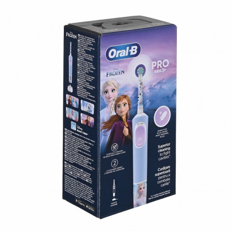 Electric Toothbrush - Braun Oral-B D103 Vitality Pro Kids Frozen Toothbrush Blue