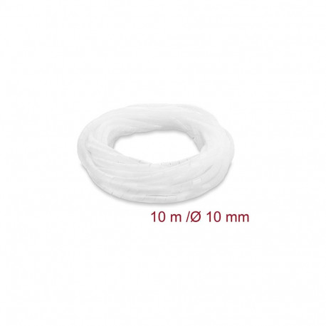 "Delock Spiralschlauch 10 mm Durchmesser 10 m transparent"