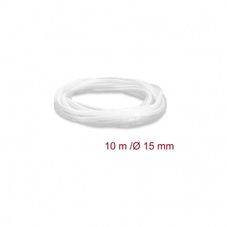 "Delock Spiralschlauch 15 mm Durchmesser 10 m transparent"