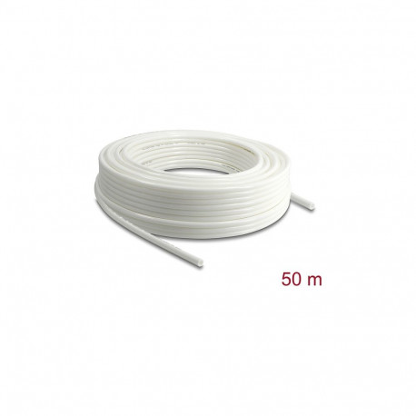 "Delock Pneumatikschlauch 8 x 5 mm 50 m Rolle weiß"