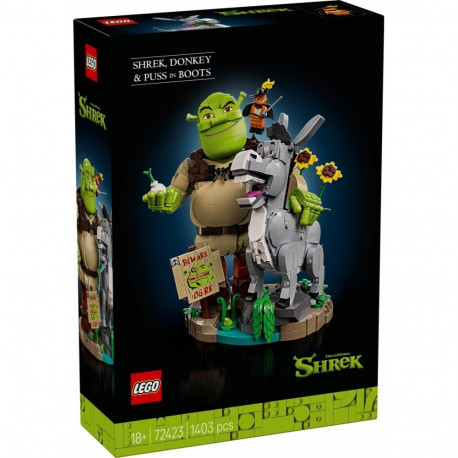 Bricks Shrek 72423 Shrek, Eesel ja Saabastega Kass