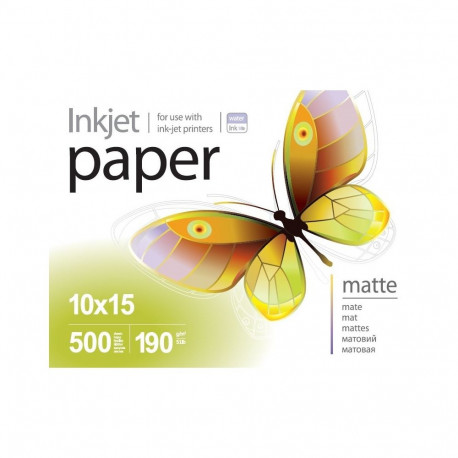 ColorWay PrintPro Matte Photo Paper, 190g/m, 10x15, 500pcs.