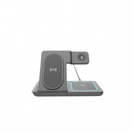Gembird TA-WPC31A-01-BK 3-in-1 foldable wireless charger stand, 15 W, Apple watch, black |