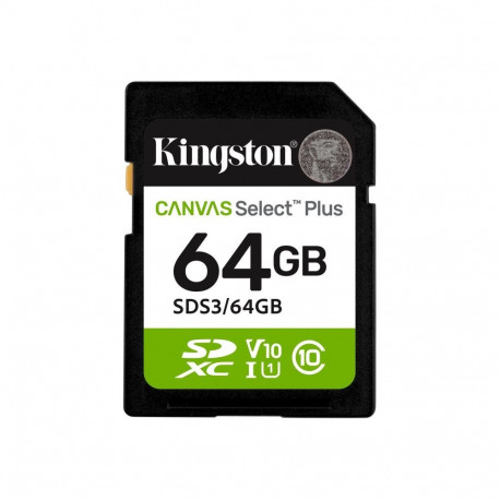 Kingston 64GB SD Select Plus, UHS-I, V10