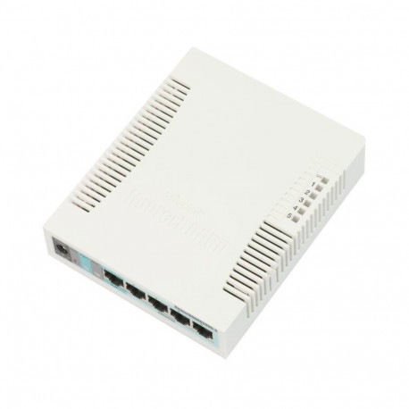 Mikrotik Switch||CSS106-5G-1S|Desktop/pedestal|5x10Base-T / 100Base-TX / 1000Base-T|1xSFP|CSS106-5G-