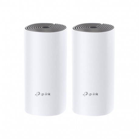 TP-Link C1200 Whole Home Mesh Wi-Fi System Deco E4 (2-pack) 802.11ac, 867+300 Mbit/s, 10/100 Mbit/s,